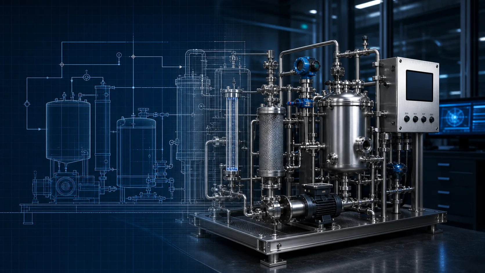 Pilot and experimental process units